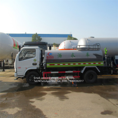 dongfeng 4x2 chaochai engine 95hp water truck 5 cubic meters