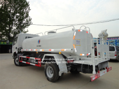 dongfeng 6000-8000l stainless steel water bowser truck