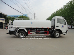 dongfeng 6000-8000l stainless steel water bowser truck