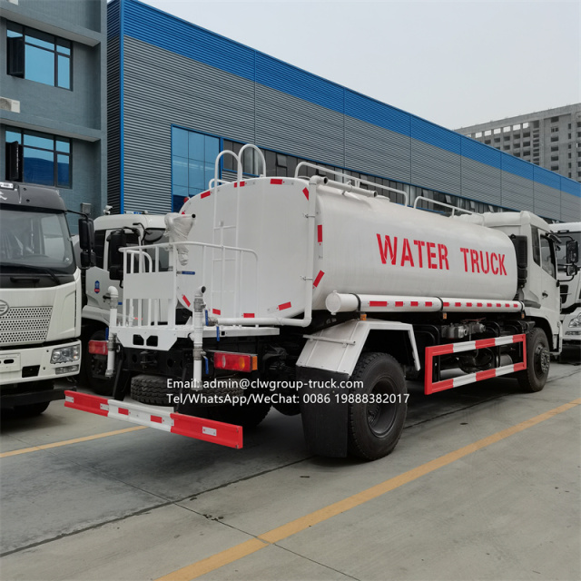 dongfeng carbon steel sprinkler 6x6 water carrier truck