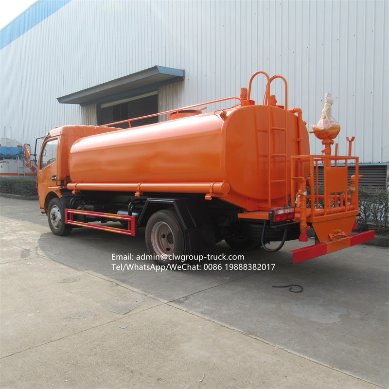 dongfeng 120hp new water spraying tanker truck