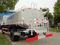 dongfeng 10 m3 stainless steel water tank truck