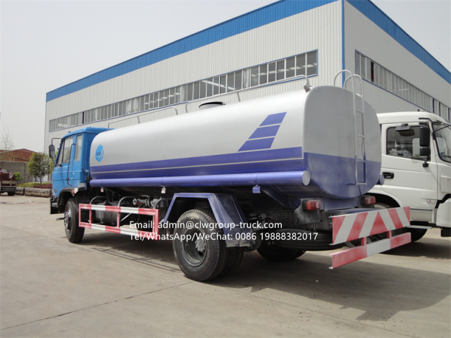 dongfeng 10 m3 stainless steel water tank truck