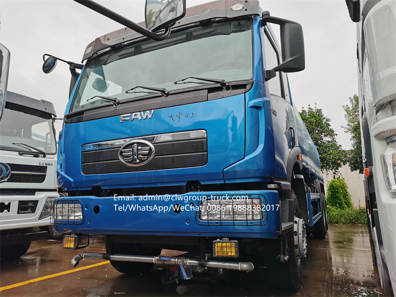 Faw 6x4 20,000L water bowser water spraying truck street