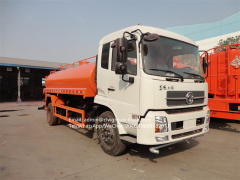 dongfeng 10cbm capacity water bowser truck for sale
