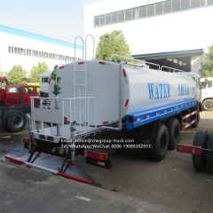dongfeng 6x4 10 wheeler water tanker truck dimensions