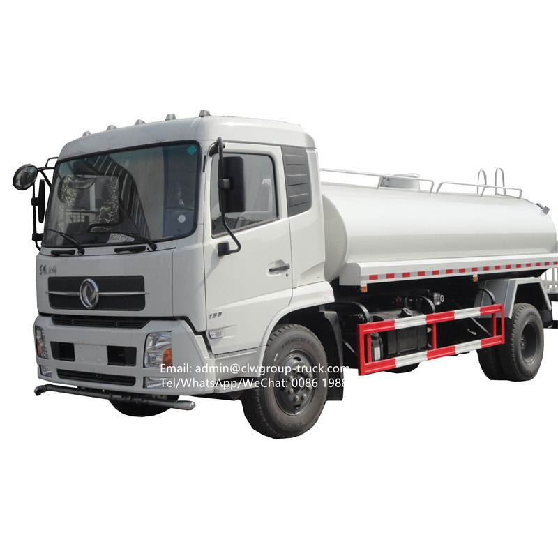 dongfeng 10cbm capacity water bowser truck for sale