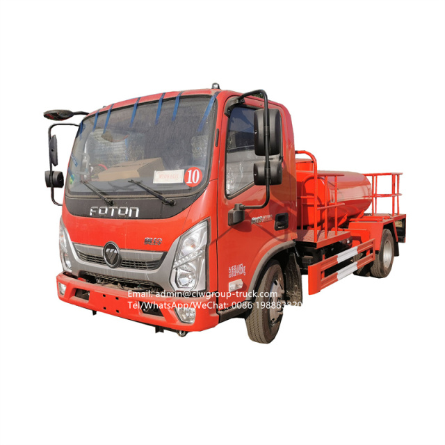 Foton small tanker 4000l 4x2 street sprinkler water tanker