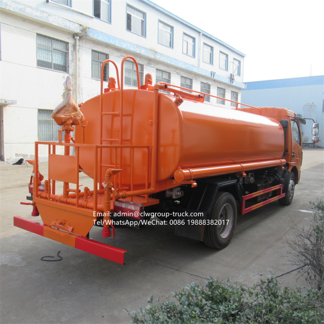 dongfeng 120hp new water spraying tanker truck