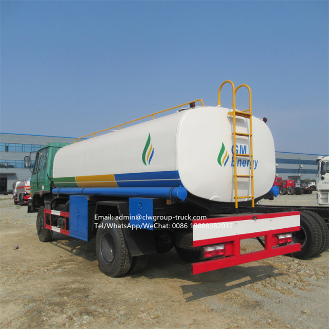 dongfeng 15m3 stainless steel potable water truck for sale