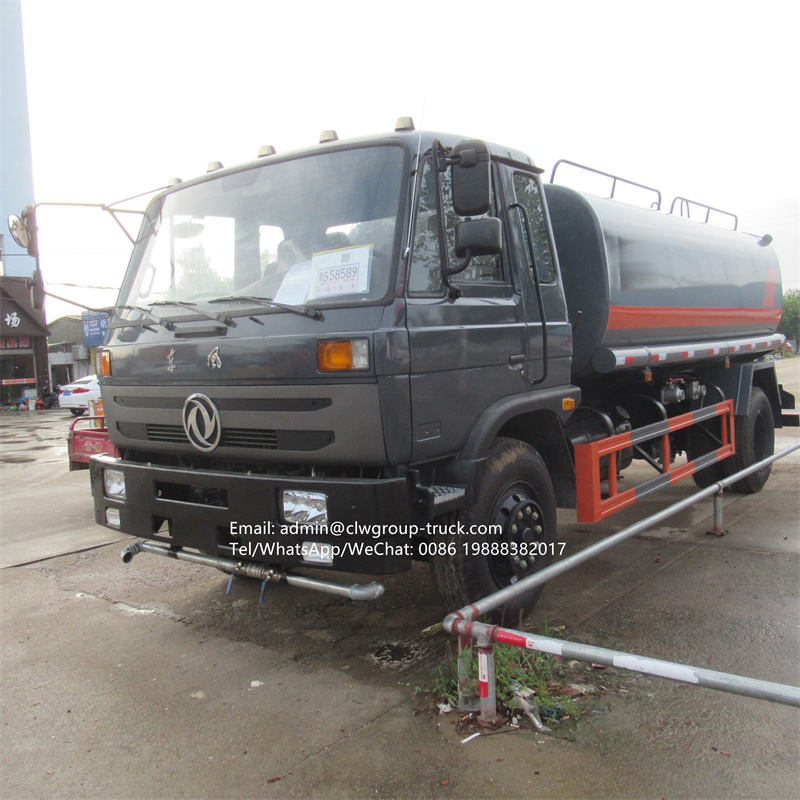 dongfeng 190hp 12000 liter water tanker transport truck for sales