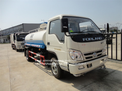 Foton forland 4000 litres spray water tanker truck