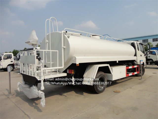 Foton 12000l water spraying road water sprinkler car price