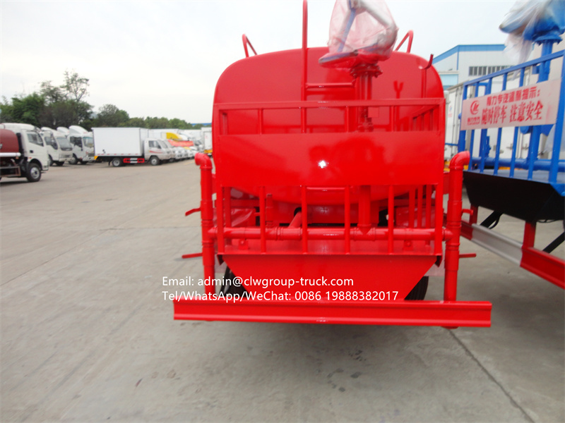 Foton 4x2 mini tanker 3000 liter water tank truck