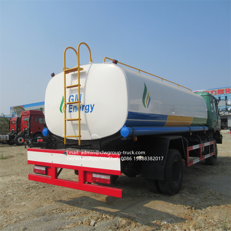dongfeng 15m3 stainless steel potable water truck for sale