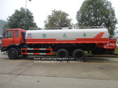 dongfeng 10 wheeler 6x4 water bowser 20000l