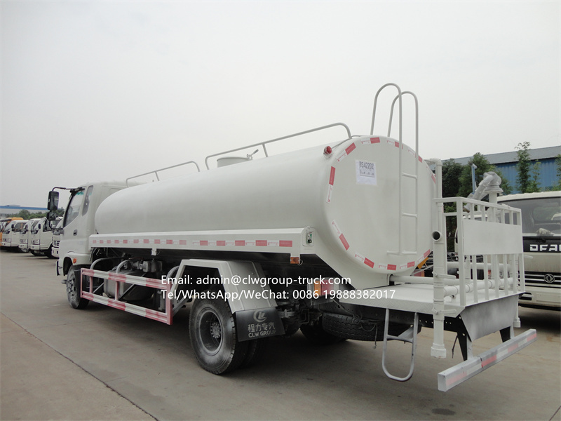 Foton 12000l water spraying road water sprinkler car price