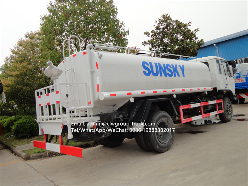 dongfeng 10 m3 stainless steel water tank truck
