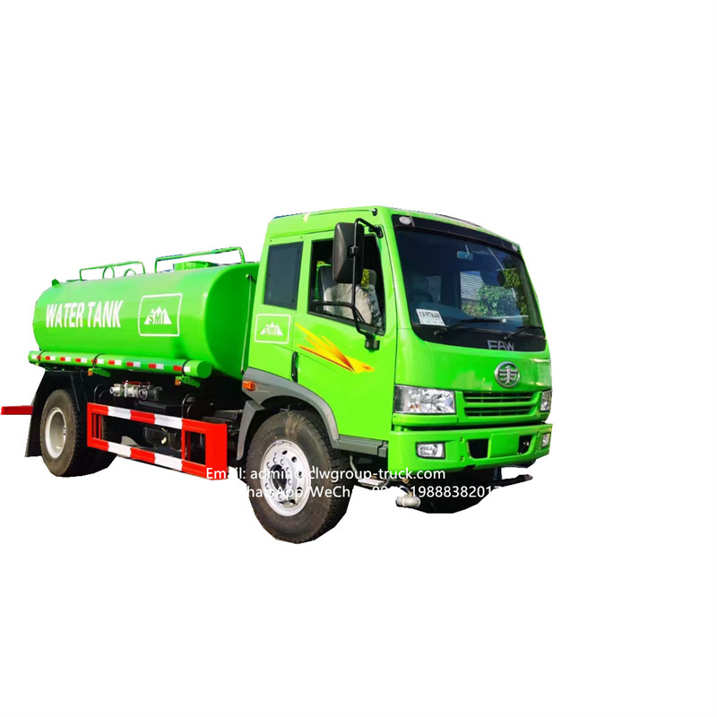 FAW 4x2 3000 gallons water tanker truck price