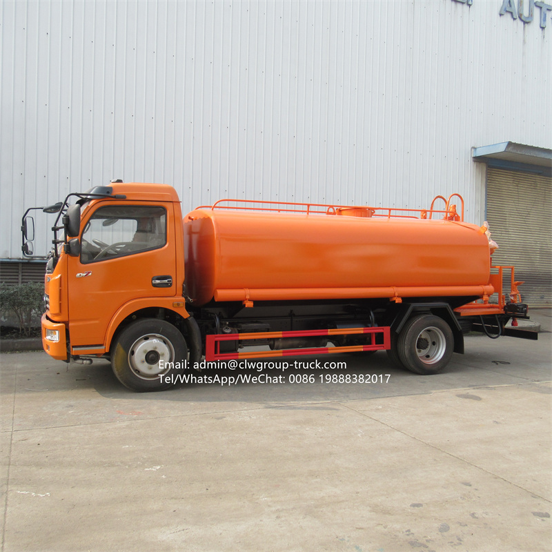dongfeng 120hp new water spraying tanker truck