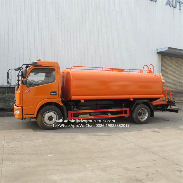 dongfeng 120hp new water spraying tanker truck