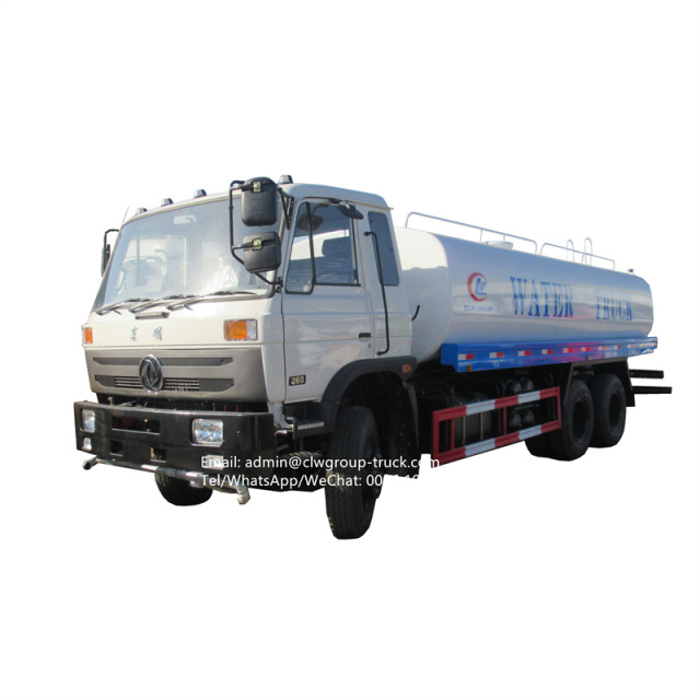 dongfeng 6x4 10 wheeler water tanker truck dimensions