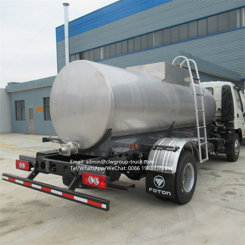 Foton 6 tons 8 tons water potable service cart drinking water supply truck