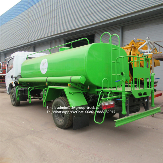 dongfeng 5 cubic meters water tank truck