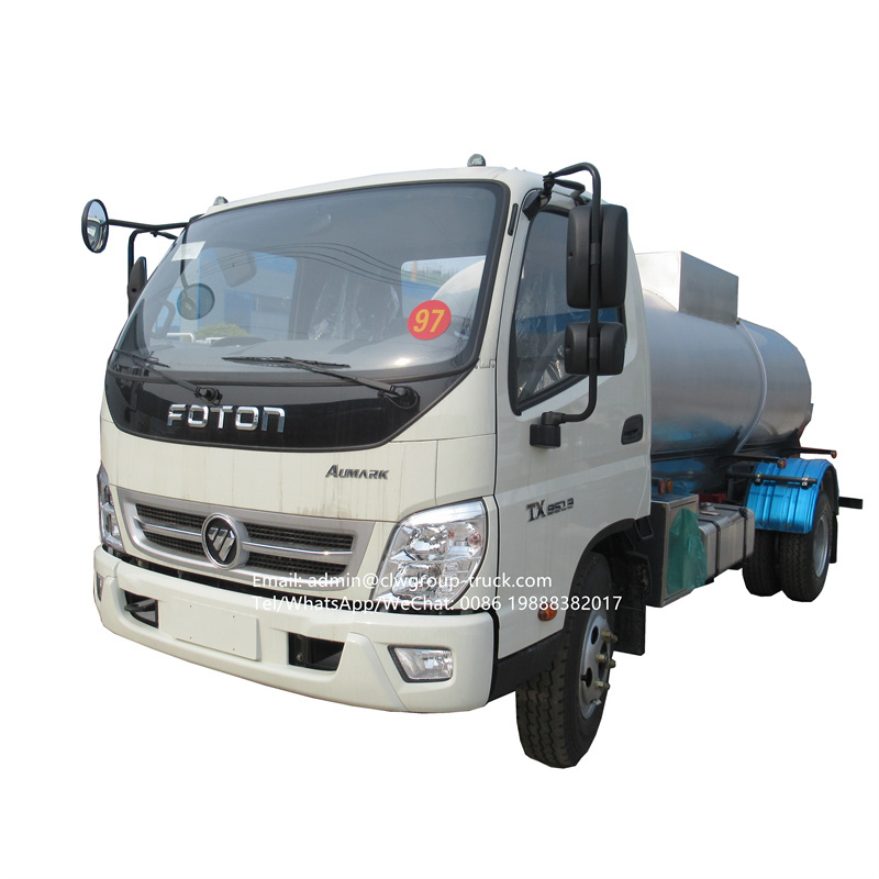 Foton 6 tons 8 tons water potable service cart drinking water supply truck