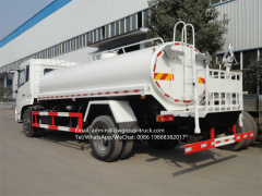 dongfeng 10cbm capacity water bowser truck for sale