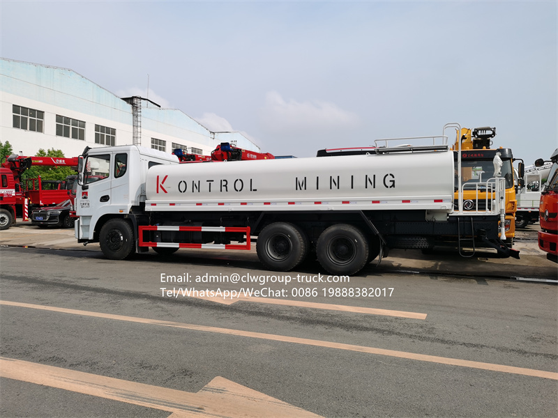 dongfeng water truck tanks 20000 liter