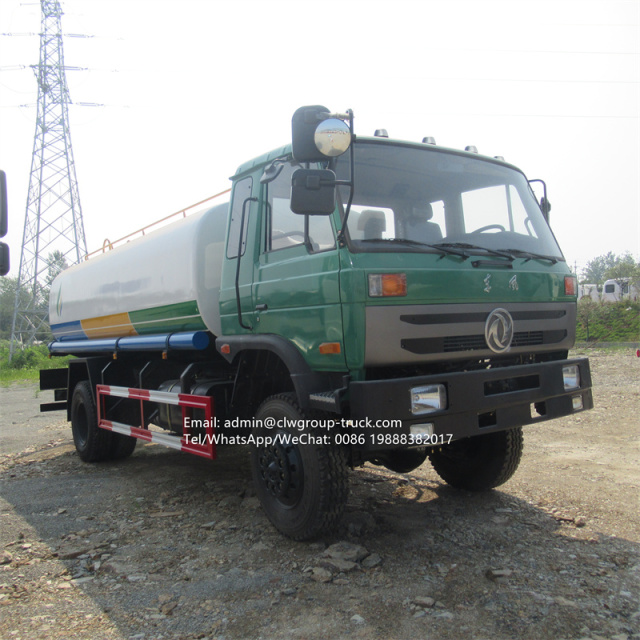 dongfeng 15m3 stainless steel potable water truck for sale