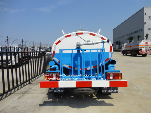 Foton forland 4000 litres spray water tanker truck