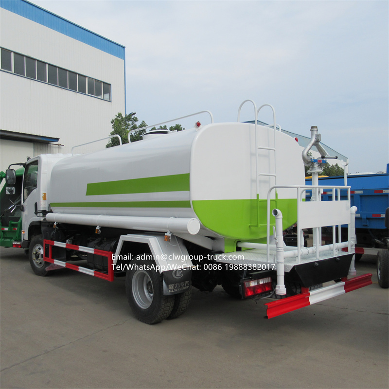 shacman 6000l 8000l diesel water pump with water tanker truck for sale