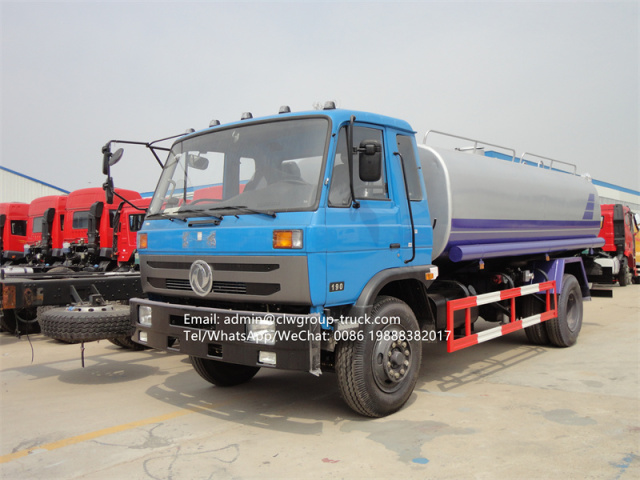 dongfeng 10 m3 stainless steel water tank truck