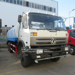 dongfeng 6x4 10 wheeler water tanker truck dimensions