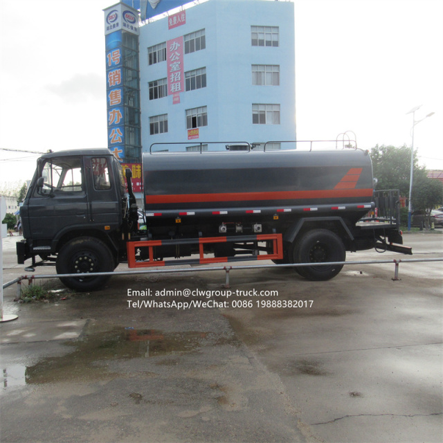 dongfeng 190hp 12000 liter water tanker transport truck for sales