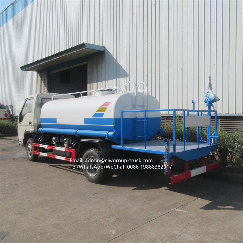 Foton forland 4000 litres spray water tanker truck
