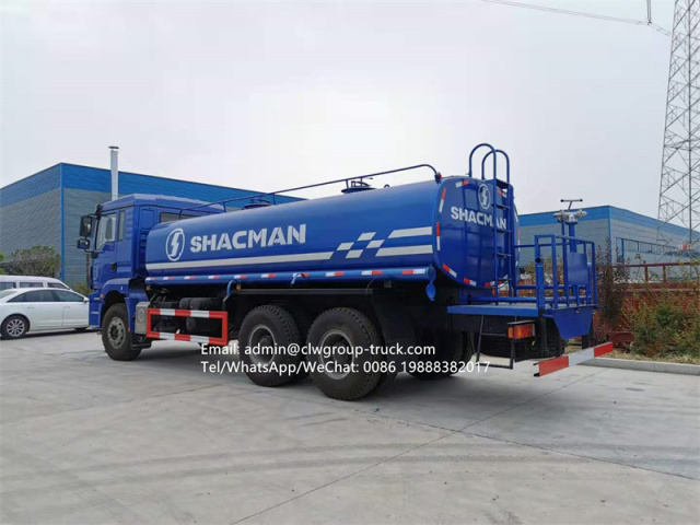 Shacman 10 wheel 20000 liter water tank truck