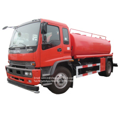 Isuzu 4x2 205hp 12000l 14000l truck mounted water tank spray