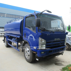 Isuzu 4x2 new 8 tons drinking water tanker irrigation sprinkler truck for sale