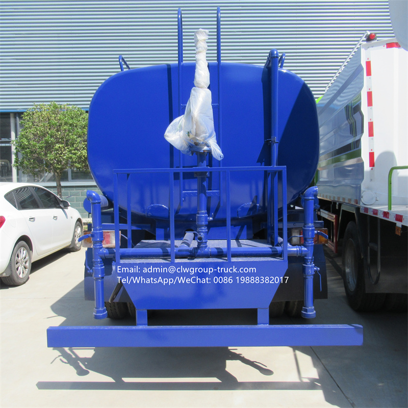 Isuzu 4x2 new 8 tons drinking water tanker irrigation sprinkler truck for sale