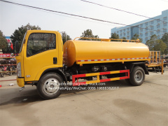 Isuzu 8000l street sprinkler water tanker truck for sale