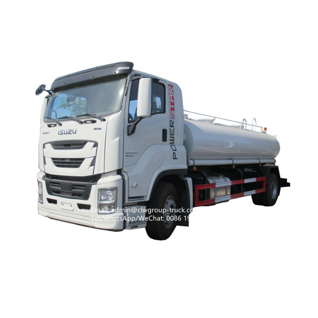 Isuzu VC 4x2 15m3 6 tyres water tank truck