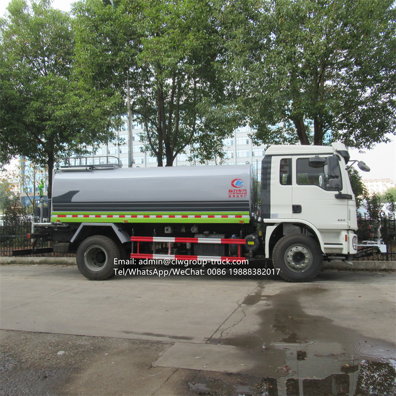 shacman 5000 gallons water pump truck