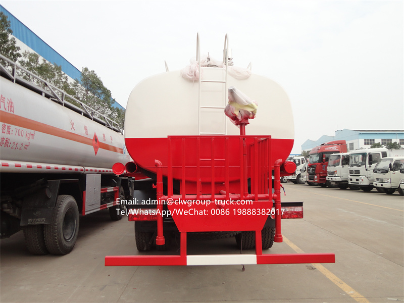 JAC 20000 liters water tank truck with pump fire sprinkler