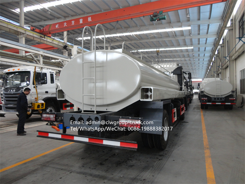 JAC 4000 gallons 12m3 drink water delivery truck
