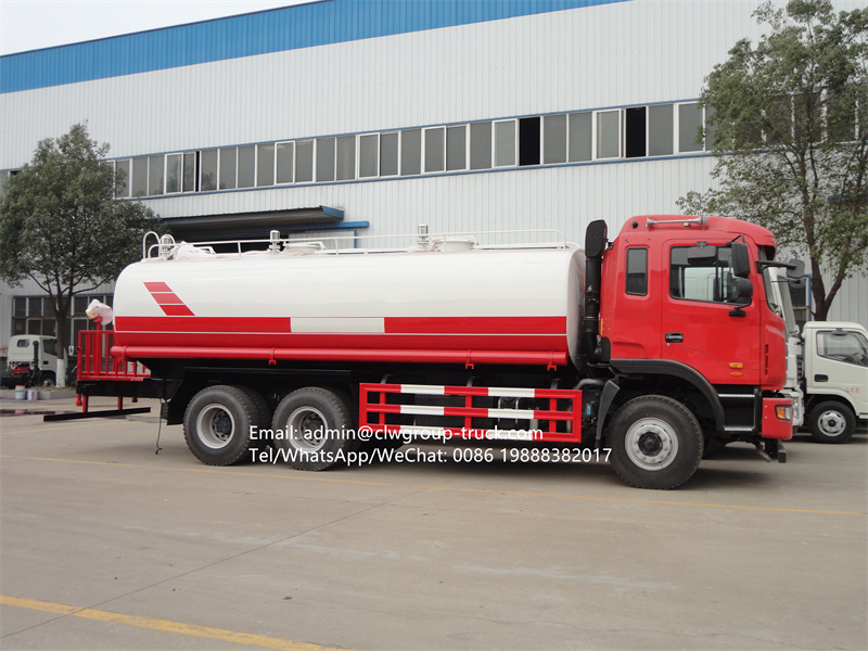 JAC 20000 liters water tank truck with pump fire sprinkler