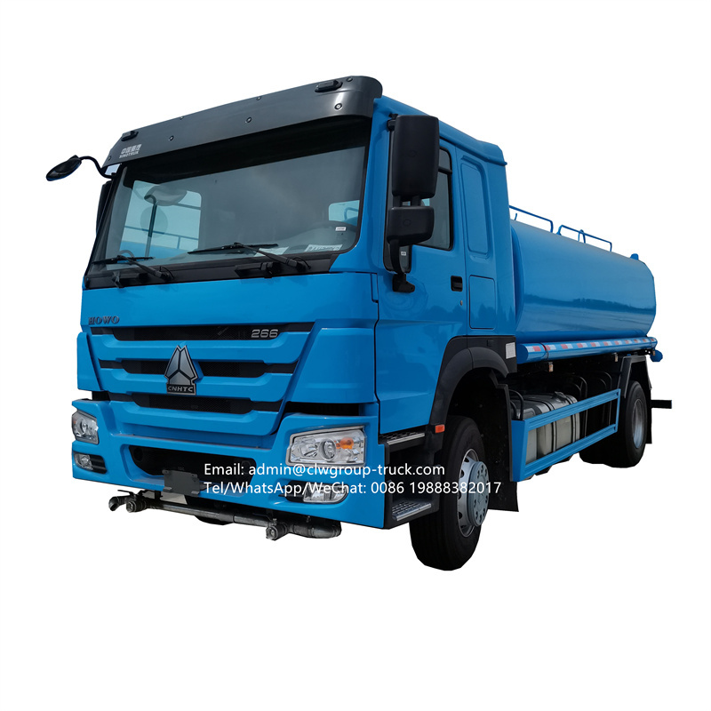 Sinotruk howo 20 cubic meters 10 wheeler water tanker truck dimensions