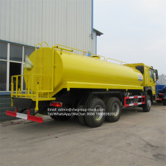 Sinotruk howo 6*4 garden watering irrigation sprinkler flush truck